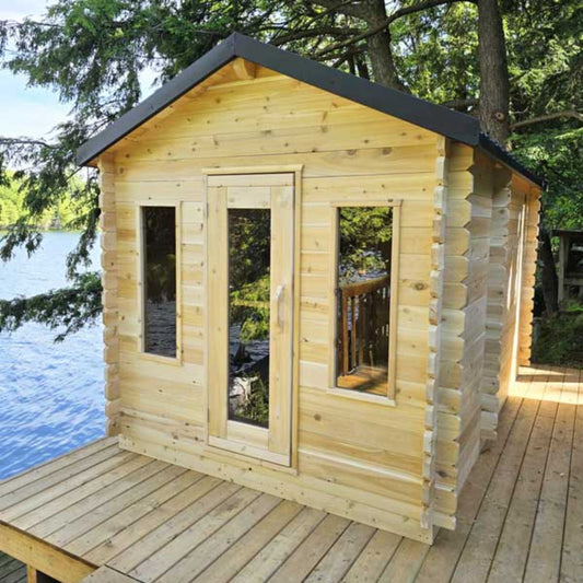Georgian Cabin Sauna with Changeroom | Canadian Timber Collection