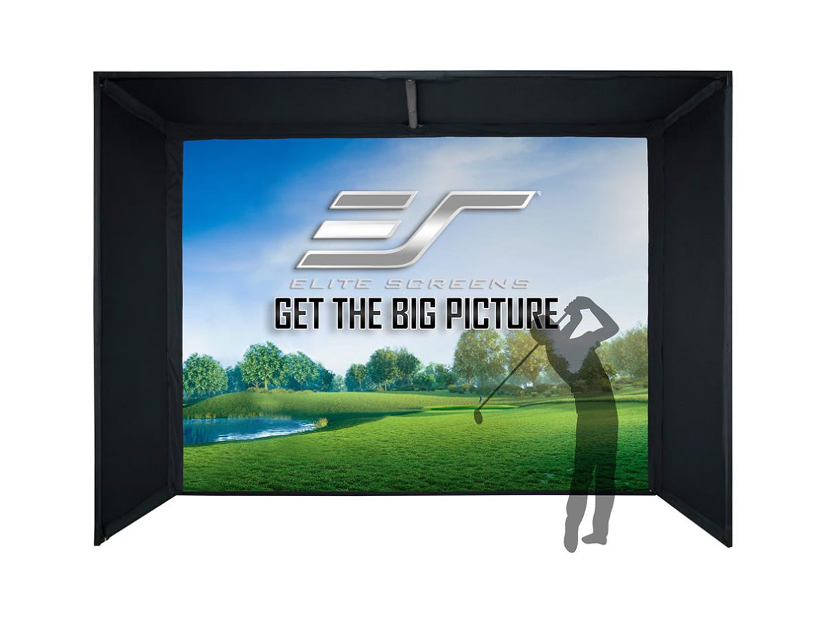 Elite Screens GolfSim Bay 10 × 10 Golf Simulator Enclosure