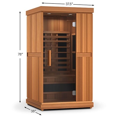 Finnmark FD-1 one-person infrared sauna dimensions