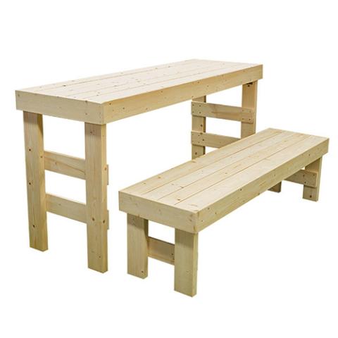 SaunaLife SaunaTrekker portable cedar sauna bench