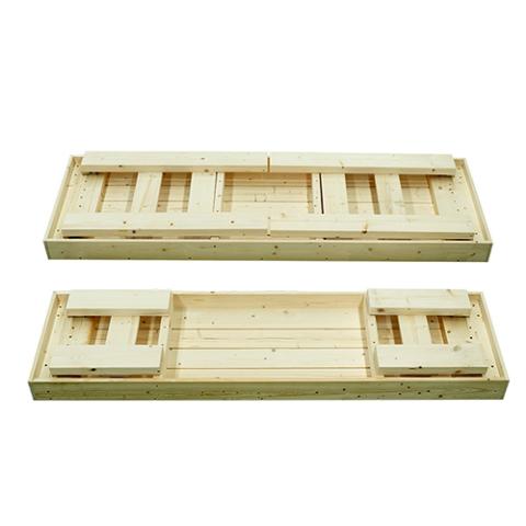SaunaLife SaunaTrekker two-tier sauna bench