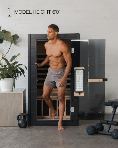 SaunaBox® Solara 1-Person Full Spectrum Infrared Sauna