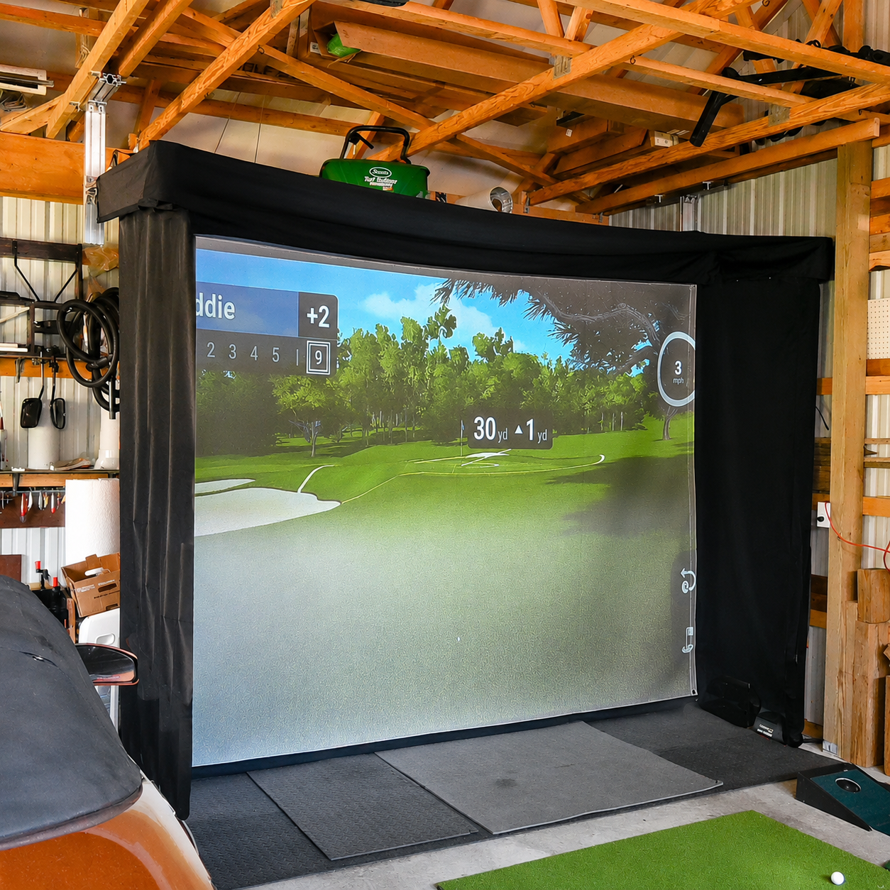 Vanish LITE® Hybrid-Retractable Golf Enclosure