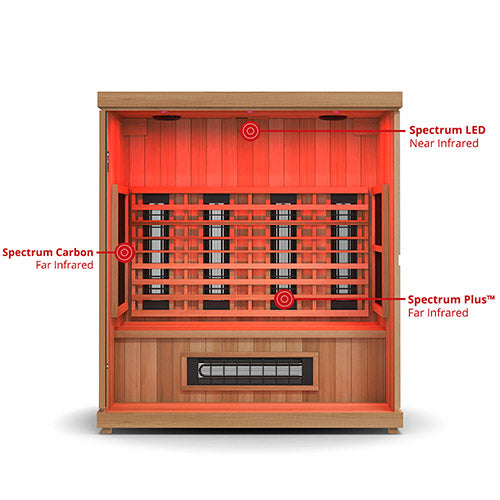Finnmark FD-3 Full Spectrum Infrared Sauna | 4-Person Home Infrared Sauna