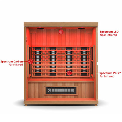 Finnmark FD-3 Full Spectrum Infrared Sauna | 4-Person Home Infrared Sauna