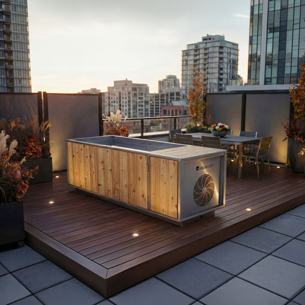 Flow Plunge Tub by LeisureCraft | Integrated Chiller Cold Plunge