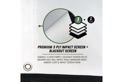 The SportScreen Vanish Series Retractable Golf Enclosure