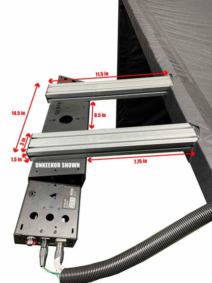SportScreen Parlour Series Launch Monitor Bracket dimensions