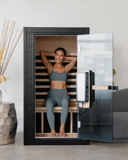 SaunaBox® Solara 1-Person Full Spectrum Infrared Sauna