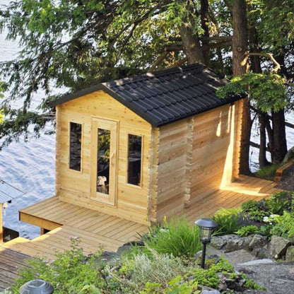 Georgian Cabin Sauna with Changeroom | Canadian Timber Collection