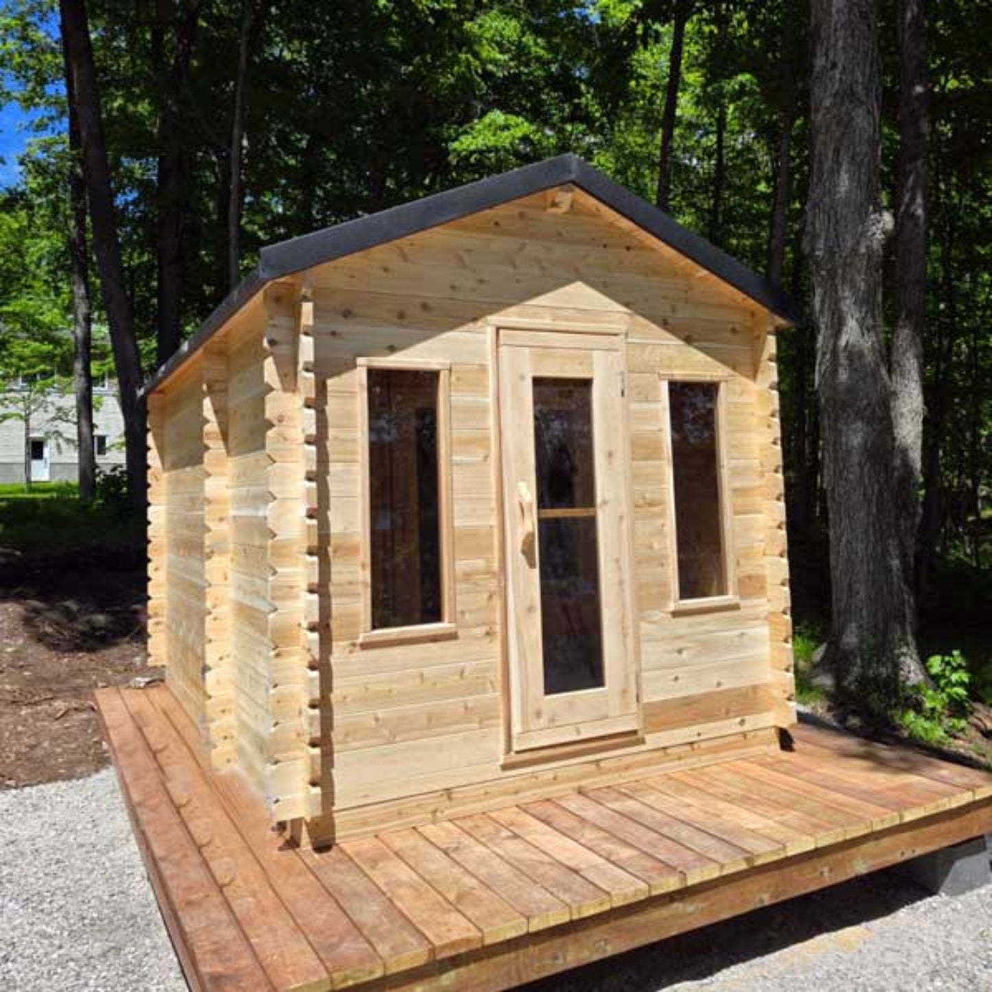 Georgian Cabin Sauna with Changeroom | Canadian Timber Collection