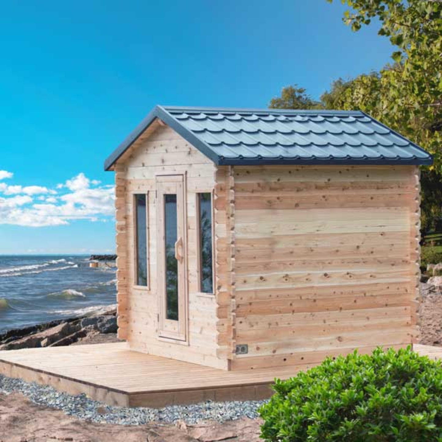 Georgian Cabin Sauna | Canadian Timber Collection Outdoor Sauna