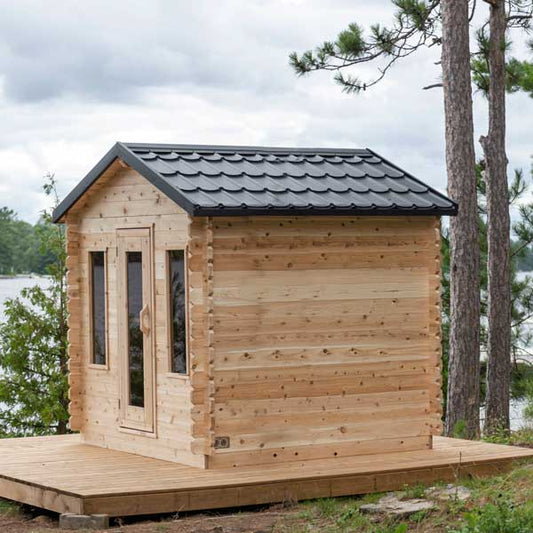Georgian Cabin Sauna | Canadian Timber Collection Outdoor Sauna