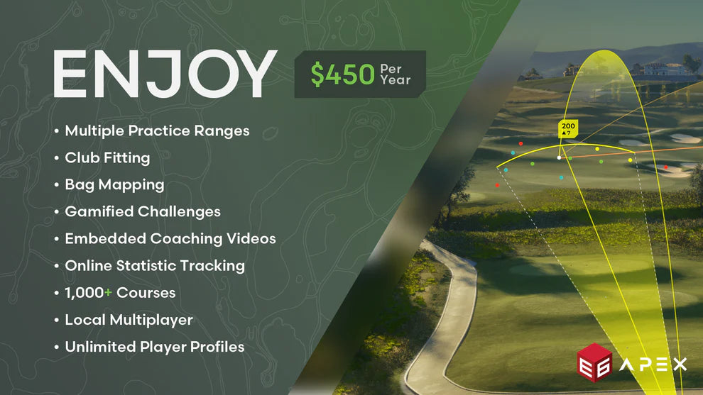 APOGEE by TruGolf with Starter 10 (2025) Enclosure | Golf Simulator Package