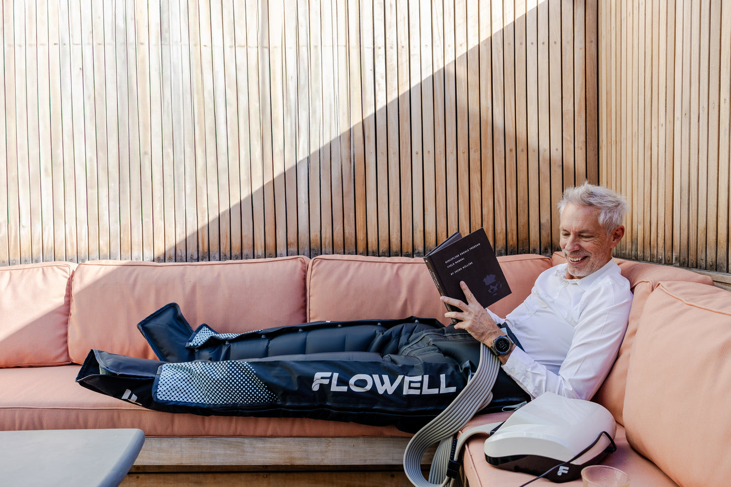 Flowell HOME Deluxe Compression Massage Pants | Lymphatic Recovery System