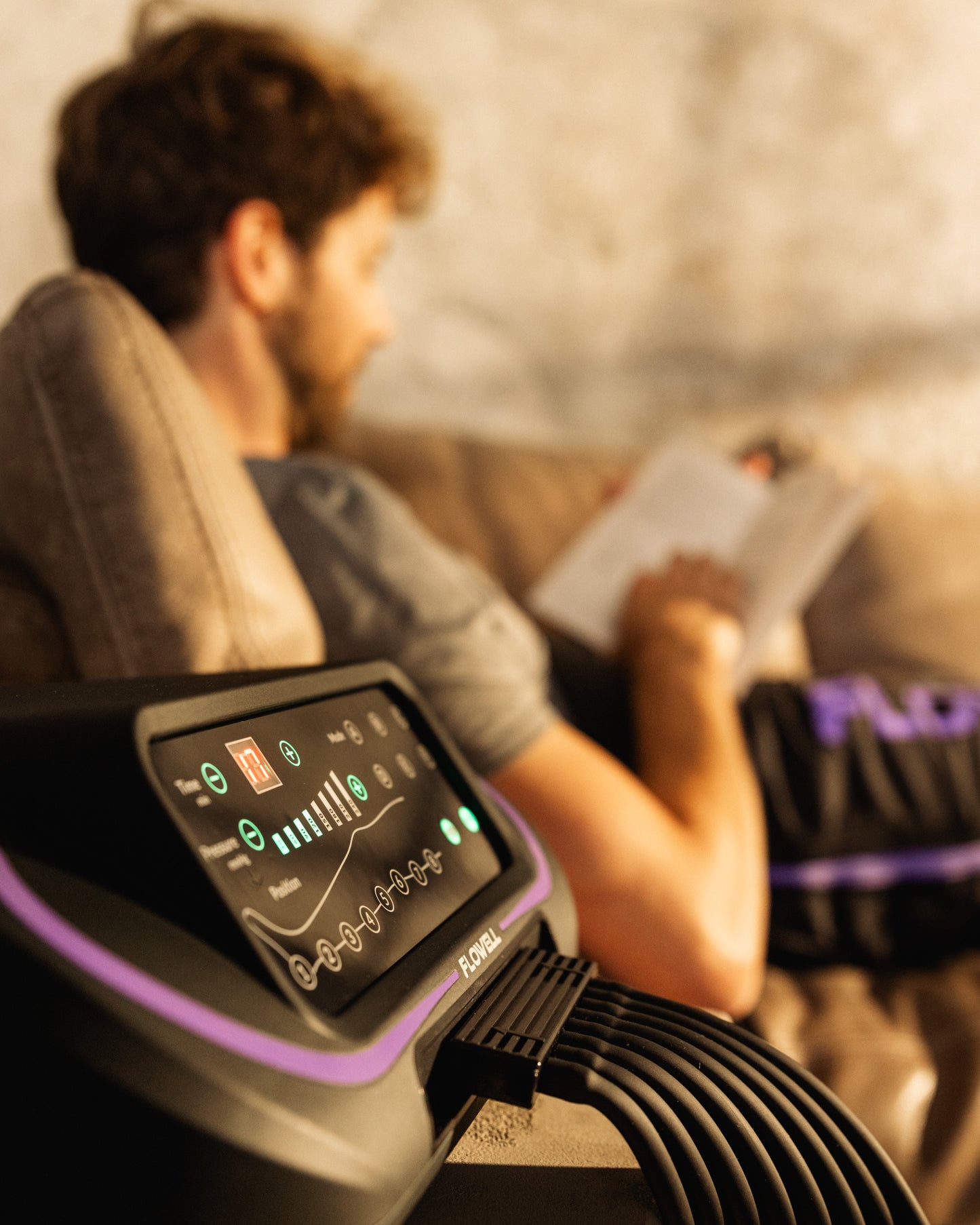 Flowell SPORT DELUXE Compression Massage Pants | Athletic Recovery System