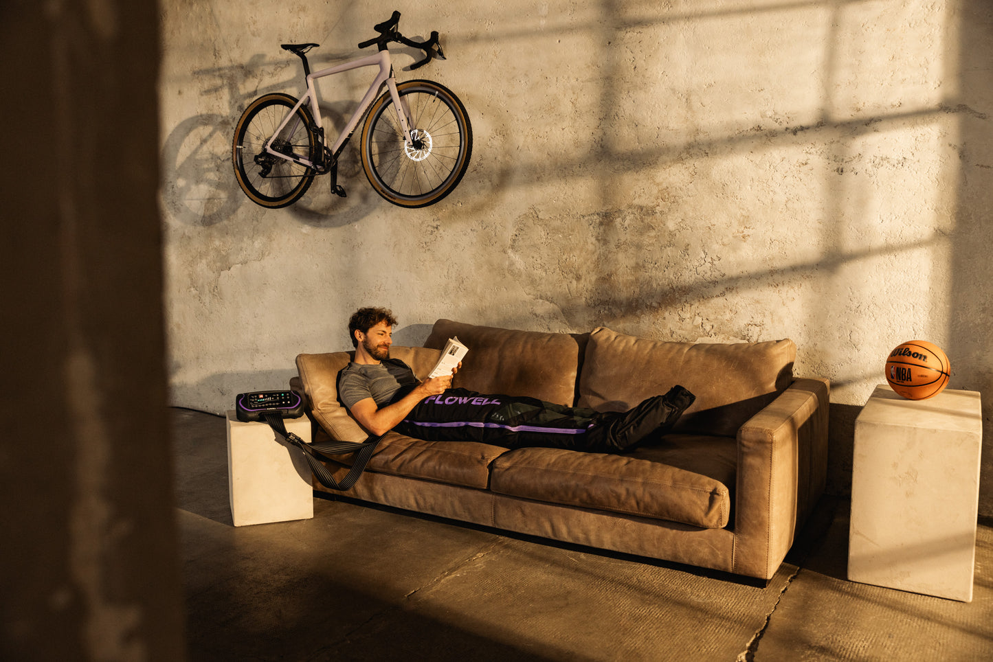 Flowell SPORT DELUXE Compression Massage Pants | Athletic Recovery System