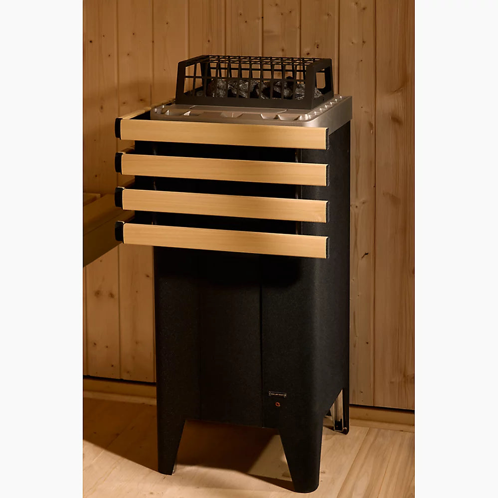 KOHLER C2 Outdoor Sauna Kit | Weathered Grey Spruce | Up to 6 Persons