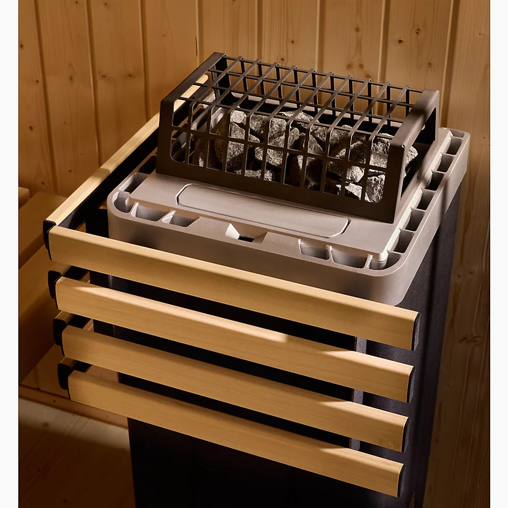 KOHLER C1 Indoor Sauna Kit | Graphite Grey | Up to 5 Persons