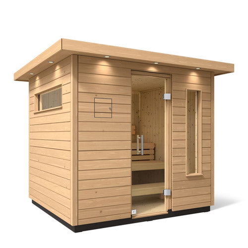 Kohler C2 Outdoor Sauna Kit, Douglas Fir, Up to 6 Persons