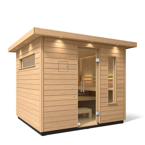 KOHLER C2 Outdoor Sauna Kit | Douglas Fir | Up to 6 Persons