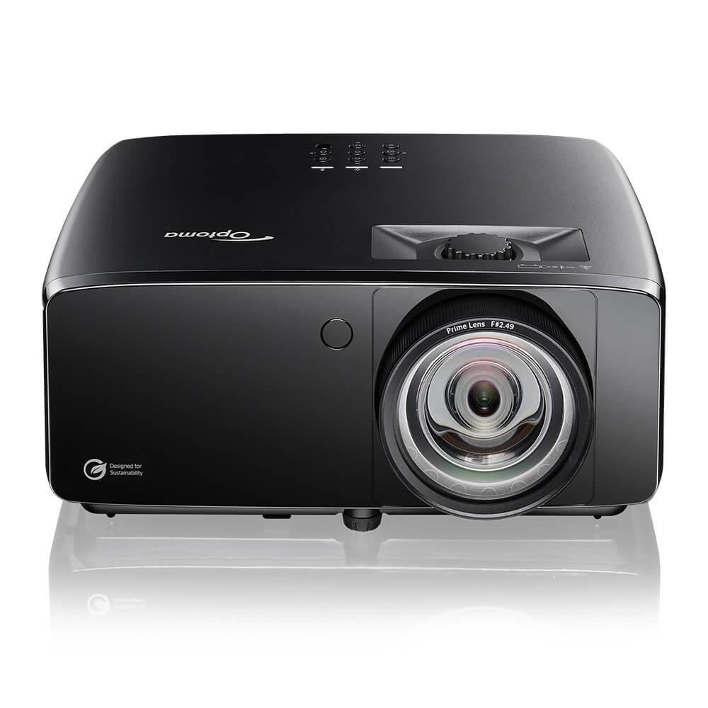 Optoma ZK521ST-B 5000L 4K UHD Short Throw Laser Projector, Black
