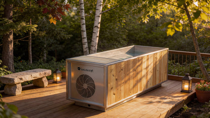 Flow Plunge Tub by LeisureCraft | Integrated Chiller Cold Plunge