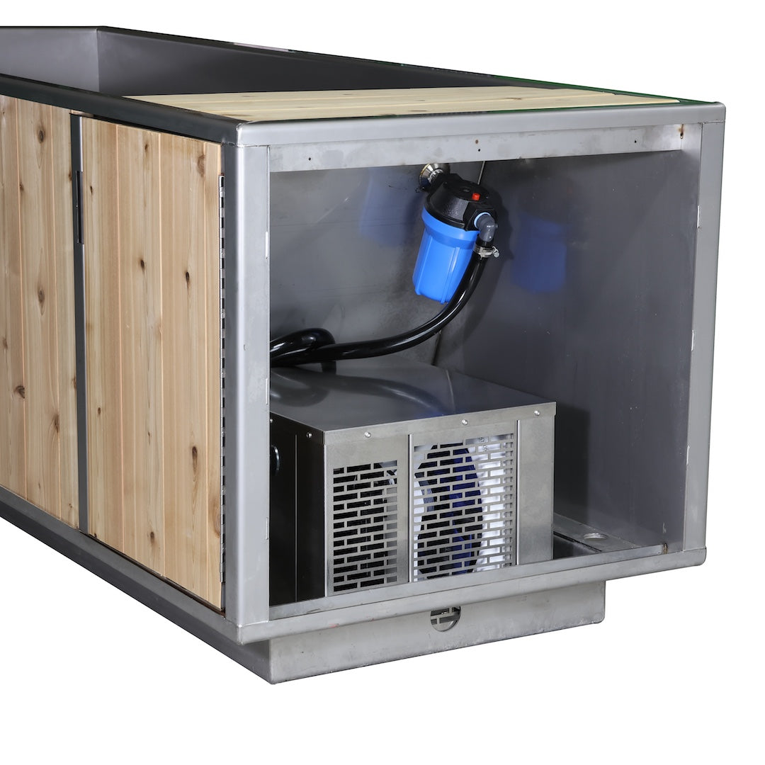 Flow Plunge Tub by LeisureCraft | Integrated Chiller Cold Plunge