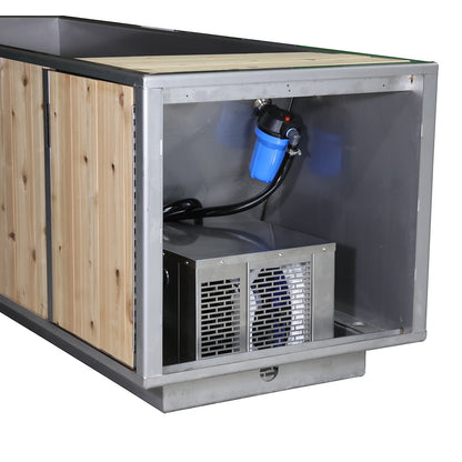 Flow Plunge Tub by LeisureCraft | Integrated Chiller Cold Plunge