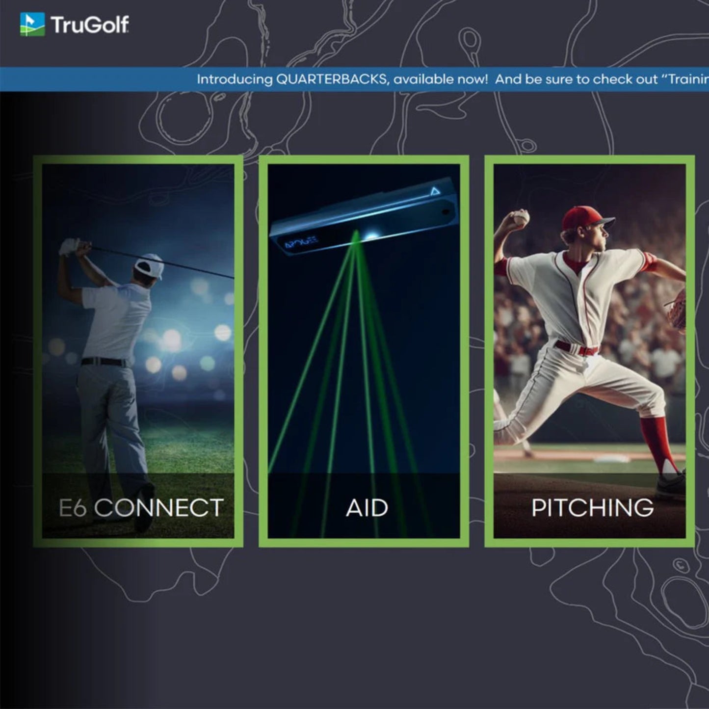 TruGolf MultiSport ARCADE – Ceiling-Mounted Simulator Add-On with 14 Interactive Sports Games