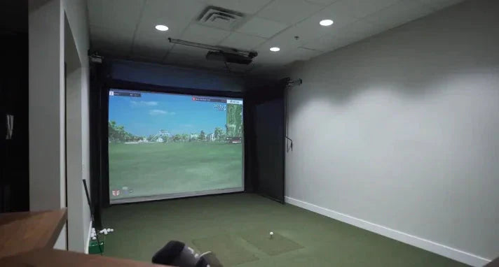 The SportScreen Vanish Series Retractable Golf Enclosure