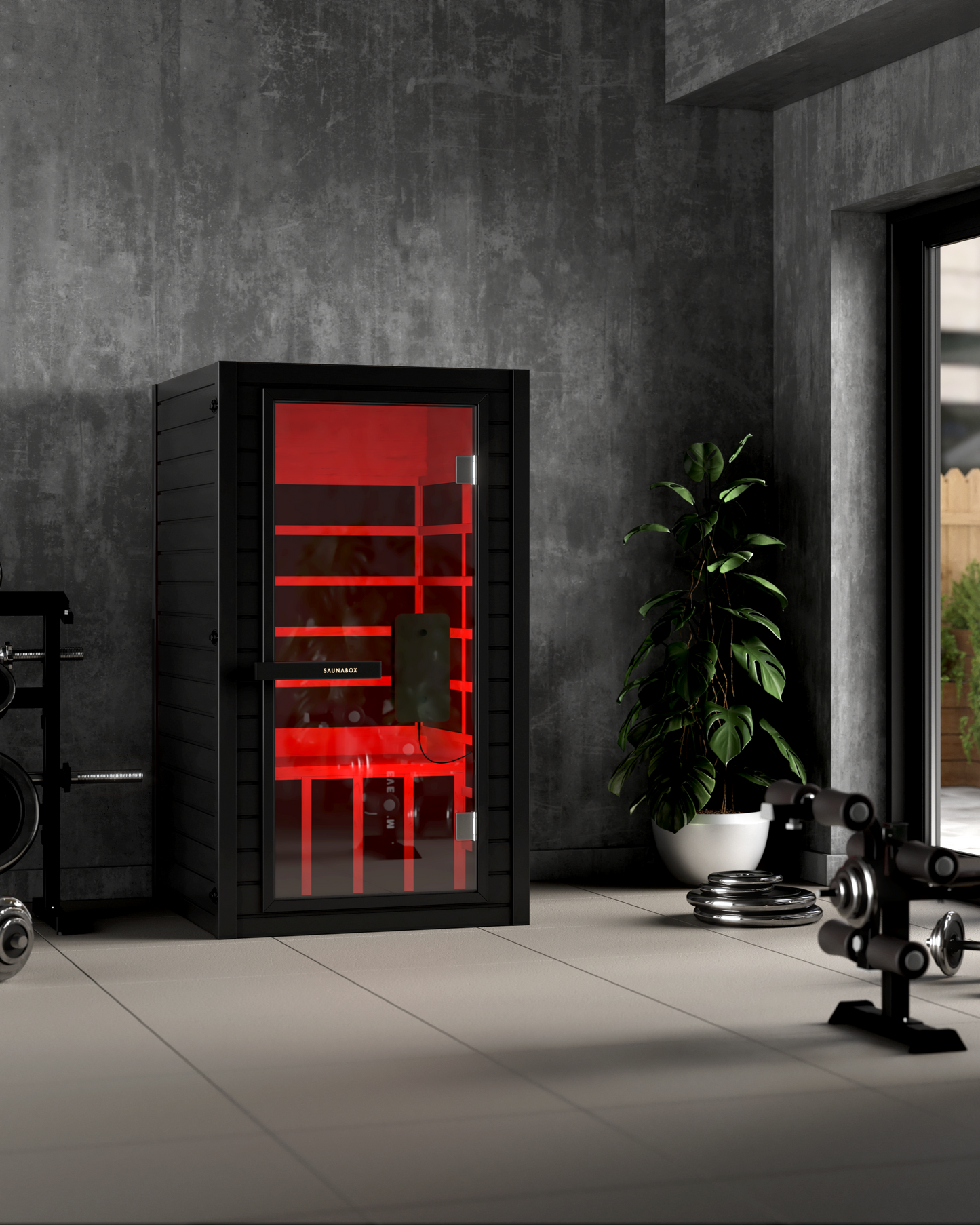 SaunaBox® Solara 1-Person Full Spectrum Infrared Sauna