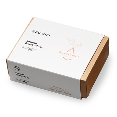 Saunum Grapefruit Aroma Oil Set