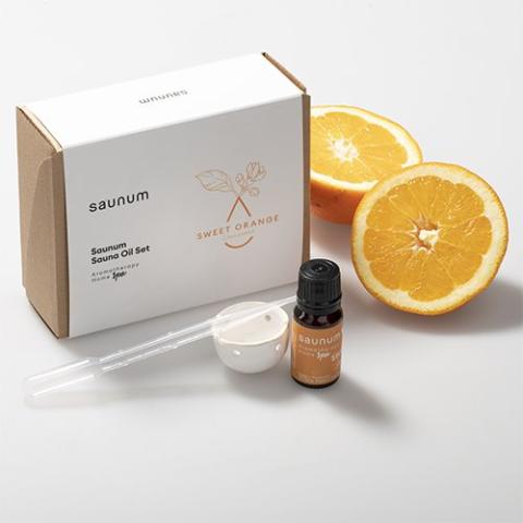 Saunum Sweet Orange Aroma Oil Set