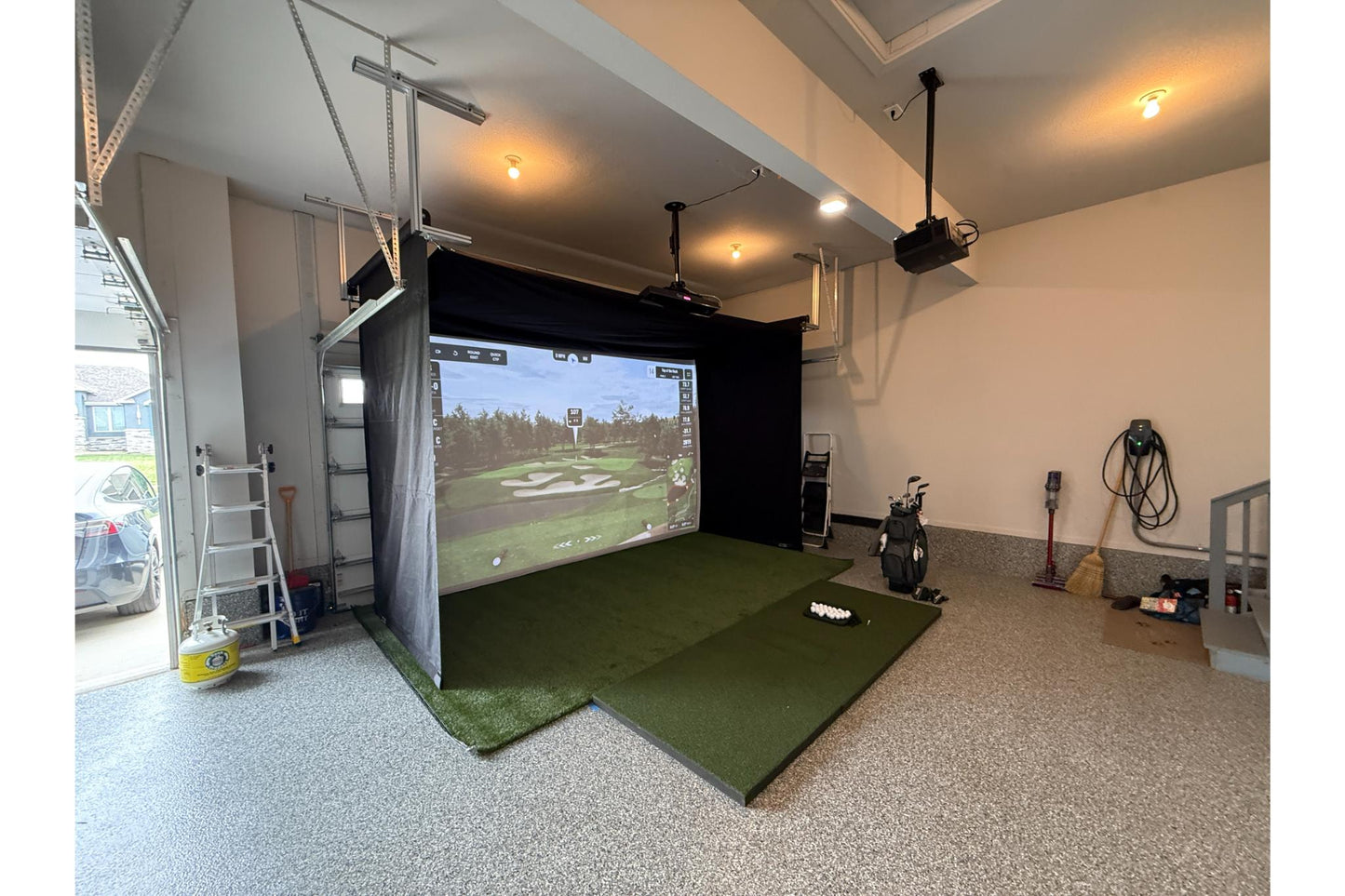 The SportScreen Vanish Series Retractable Golf Enclosure