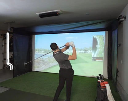 The SportScreen Vanish Series Retractable Golf Enclosure
