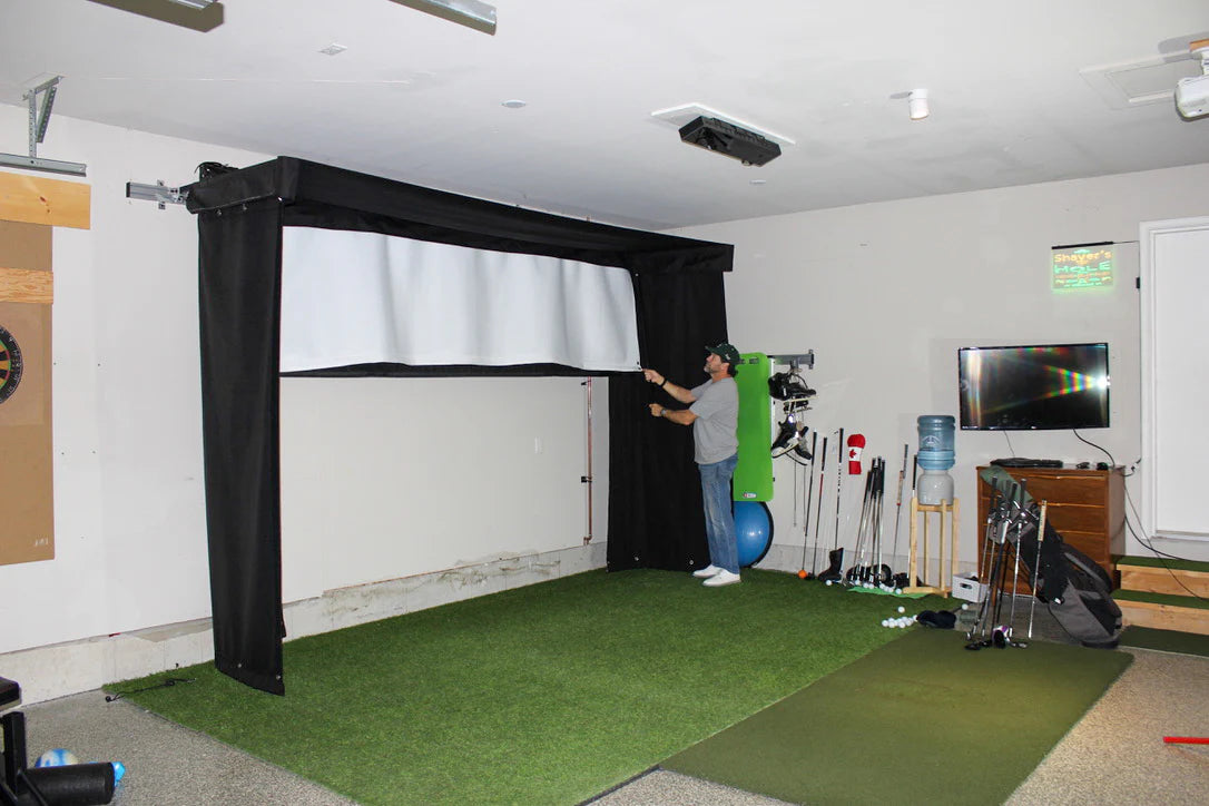 SportScreen Vanish LITE Hybrid-Retractable Golf Enclosure