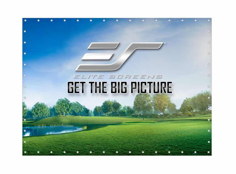 Elite Screens GolfSim DIY impact screen, screen only