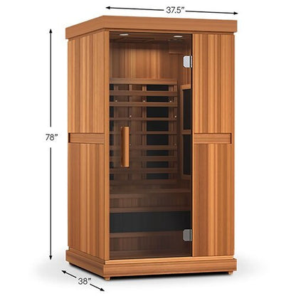 Finnmark FD-1 one-person infrared sauna dimensions