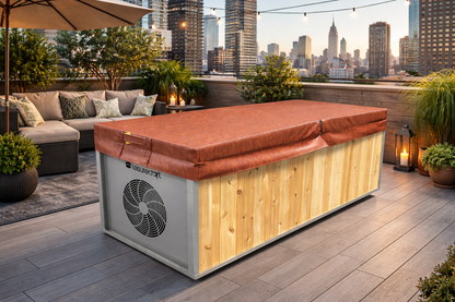 Flow Plunge Tub by LeisureCraft | Integrated Chiller Cold Plunge