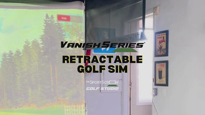 The SportScreen Vanish Series Retractable Golf Enclosure