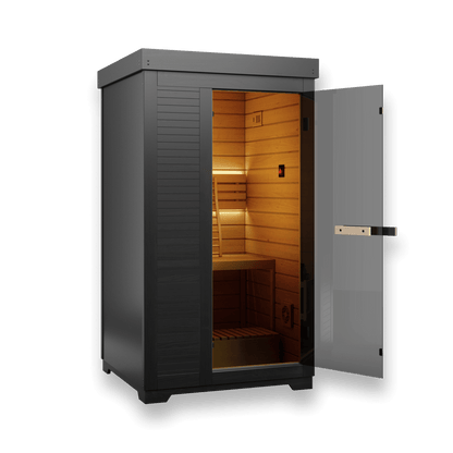 SaunaBox Forge 1-Person Traditional Outdoor Sauna