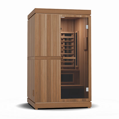 Finnmark FD-4 Trinity 2-Person Infrared & Steam Sauna Combo | Home Hybrid Sauna