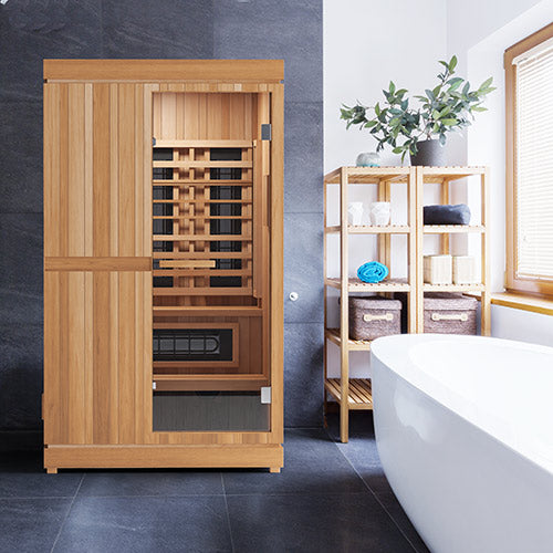 Finnmark FD-4 Trinity 2-Person Infrared & Steam Sauna Combo | Home Hybrid Sauna