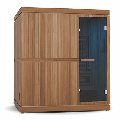 Finnmark FD-5 Trinity XL 4-Person Infrared & Steam Sauna Combo | Home Hybrid Sauna