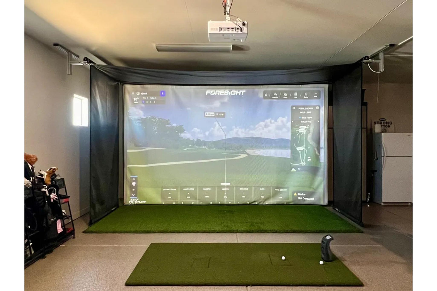 The SportScreen Vanish Series Retractable Golf Enclosure